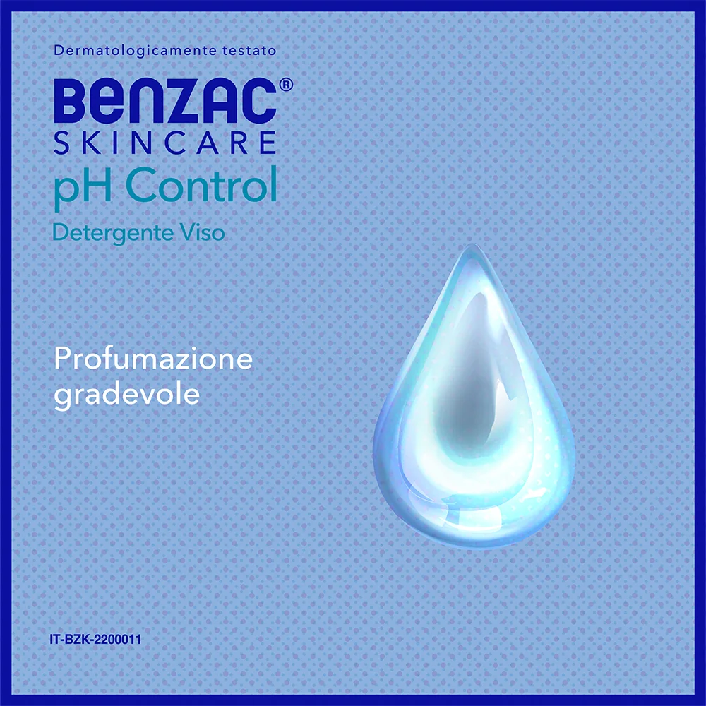 Benzac Skincare Ph Control 150 ml Detergente Viso Pelle Acneica