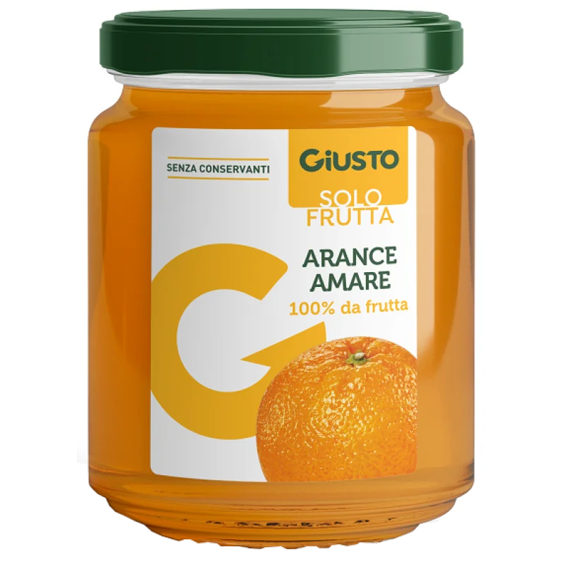Giusto Solo Frutta Marmellata Arancia 220 g 100% da frutta