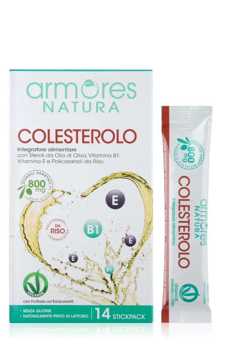 Armores Natura Colesterolo Integratore Alimentare 14 Stickpack Steroli Vegetali