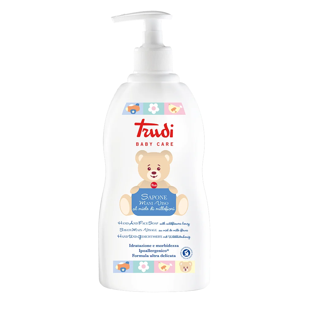 Trudi Baby C Sapone Mani/Viso 500 ml Per la pelle delicata del bambino