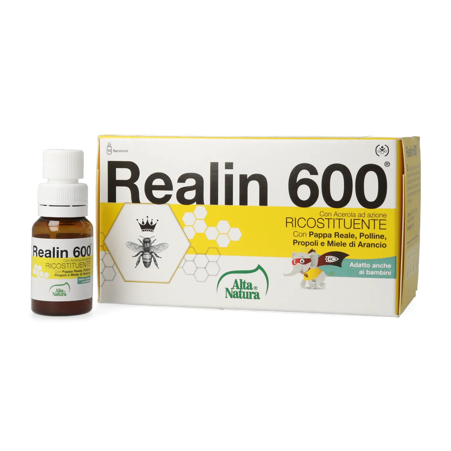 Realin 600 6Fl Da 10 ml Azione Tonica e Ricostituente