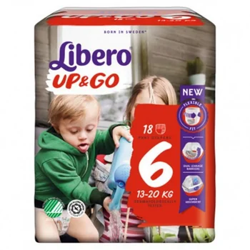 Libero Up&Go Pannolini Taglia 6 - 13/20 kg 18 Pezzi