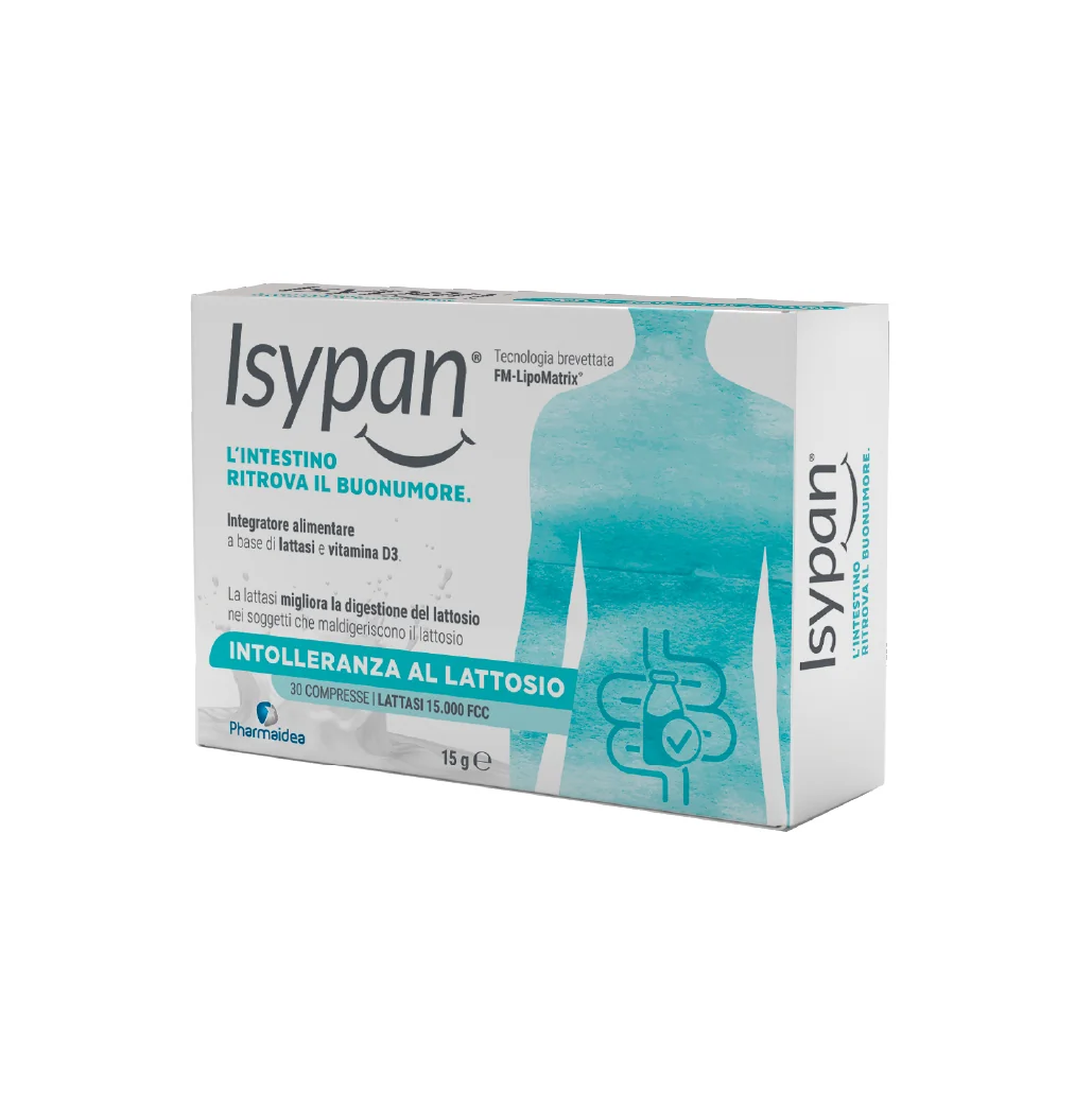 Isypan® Intolleranza Lattosio 30 Compresse Integratore per Intolleranza al Lattosio