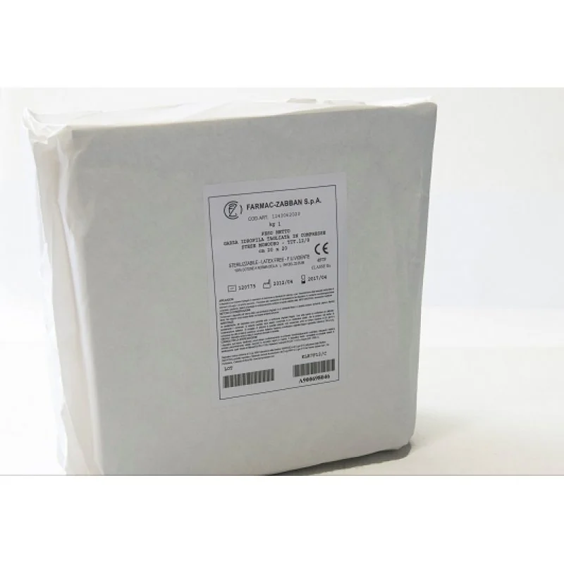 Med's Garza 12/8 Idrofila Tagliata In Compresse Stese 20 x 20 cm 25 Pezzi