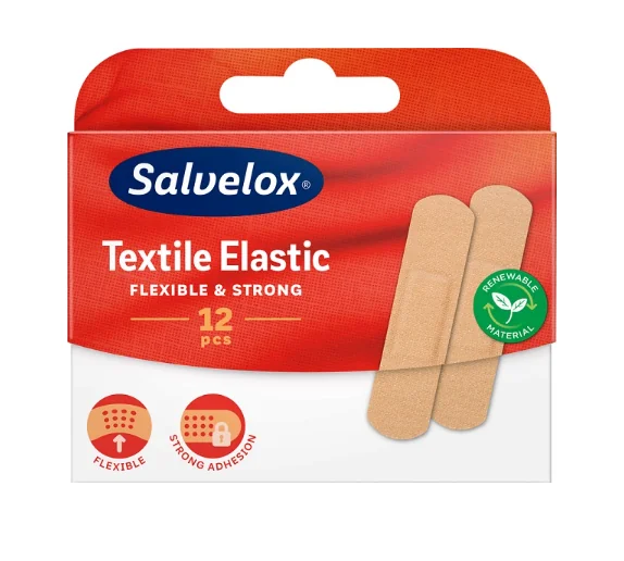 Salvelox Textile Elastic 12 Pezzi Cerotto