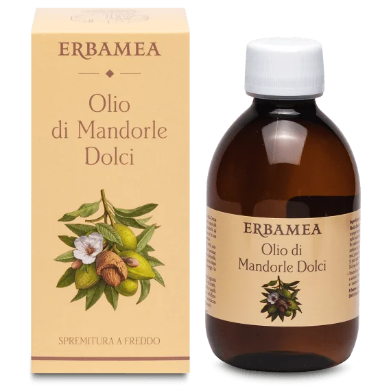 Erbamea Olio Di Mandorle Dolci 250Ml Nutriente ed Elasticizzante