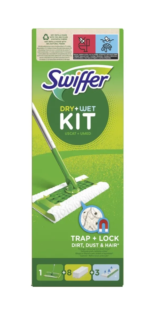 Swiffer Sweeper Wet&Dry Kit Kit per la pulizia della casa