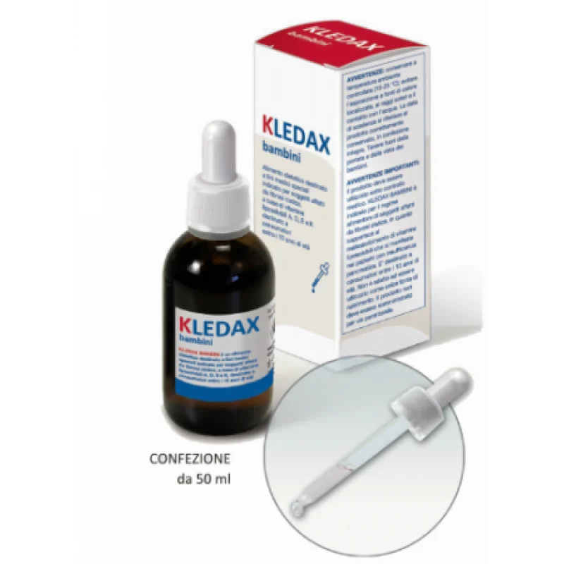 Kledax Gocce Bambini Alimento Dietetico Fibrosi Cistica 50 ml