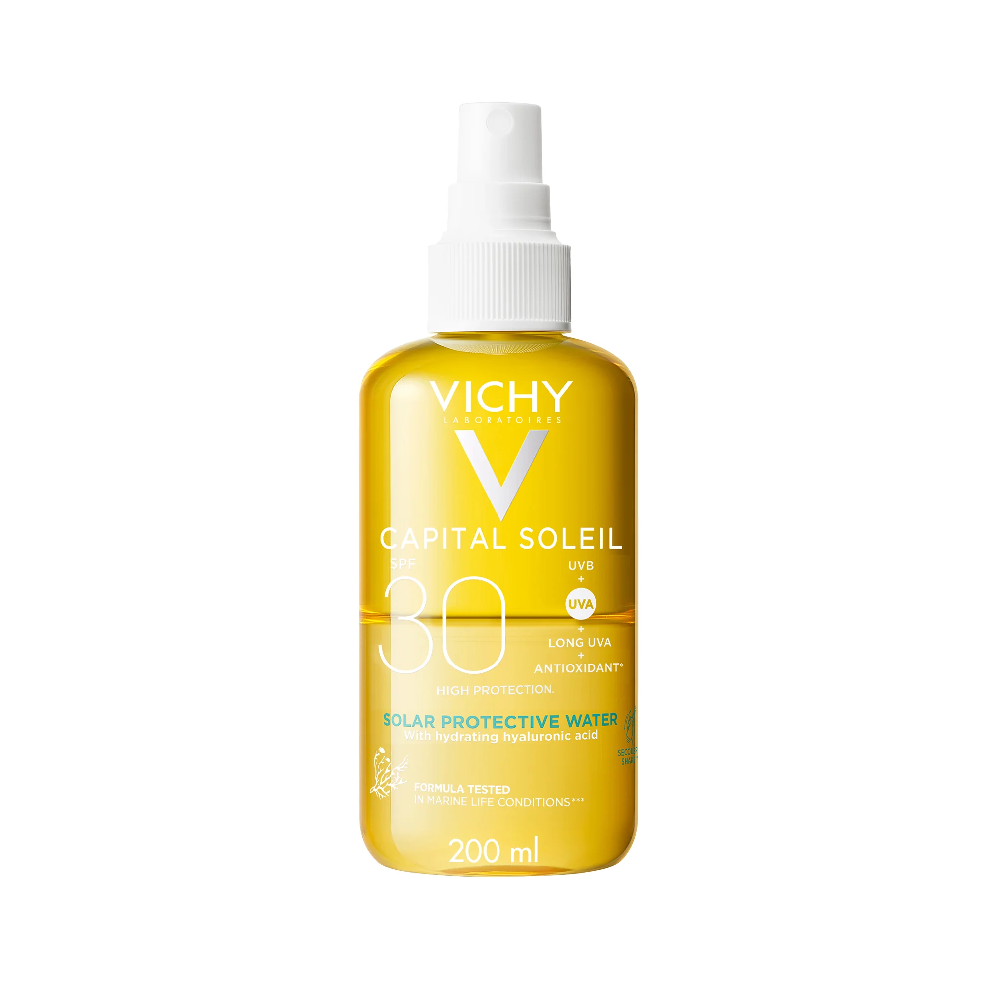 Vichy Ideal Soleil Acqua Solare SPF30, 200 Ml Protettiva idratante