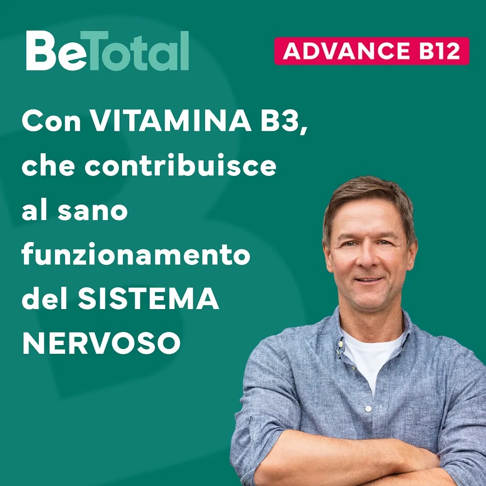 Be-Total Advance B12 15 Flaconcini Integratore Alimentare Vitamina B12 Vitamina B Zinco