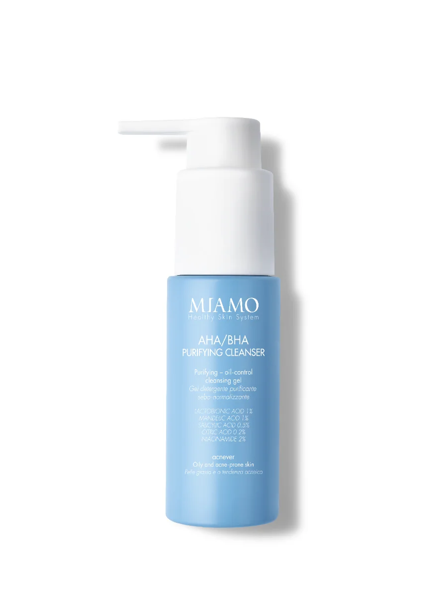 Miamo Acnever Aha/Bha Purifying Cleanser 50 ml Pelle grassa e a tendenza acneica