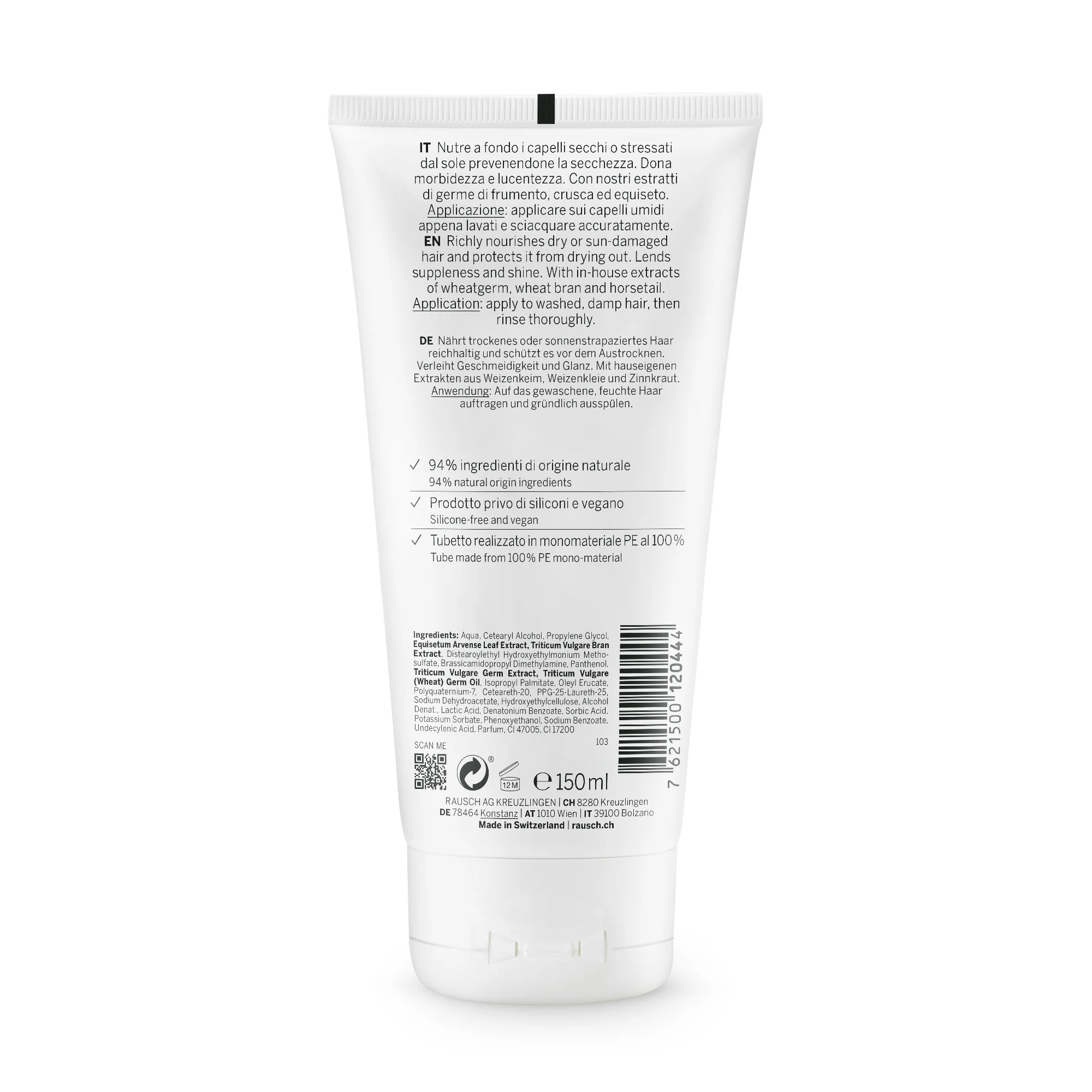 Rausch Balsamo Nutriente Al Germe Di Frumento 150 Ml