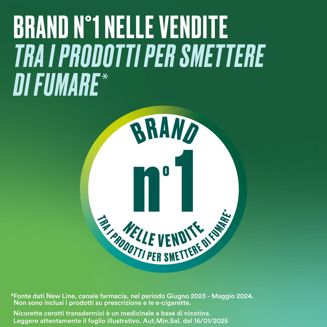 Nicorette 7 Cerotti Transdermici 10 Mg Smettere Di Fumare Per Smettere di Fumare