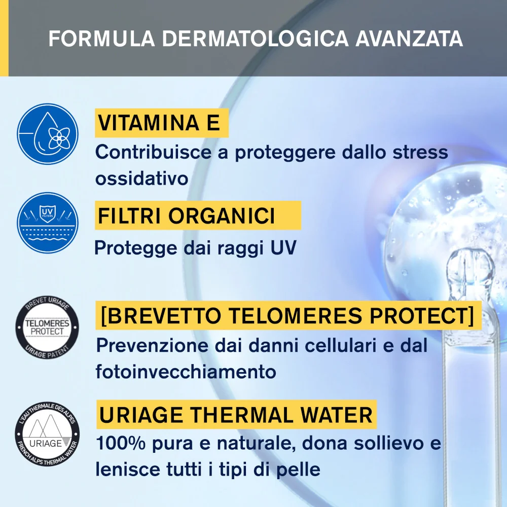 Uriage Barièsun Fluido 100 SPF 50+ Protezione Solare Estrema Viso 50 ml Fluido Protettivo
