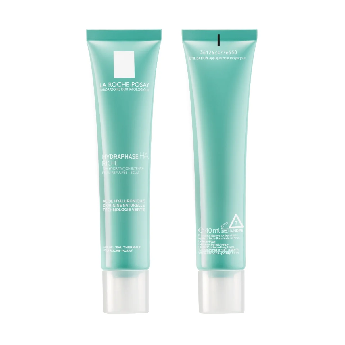 Hydraphase Ha Crema Ricca 40 Ml 72H di Idratazione Intensa, Luminosita' Immediata
