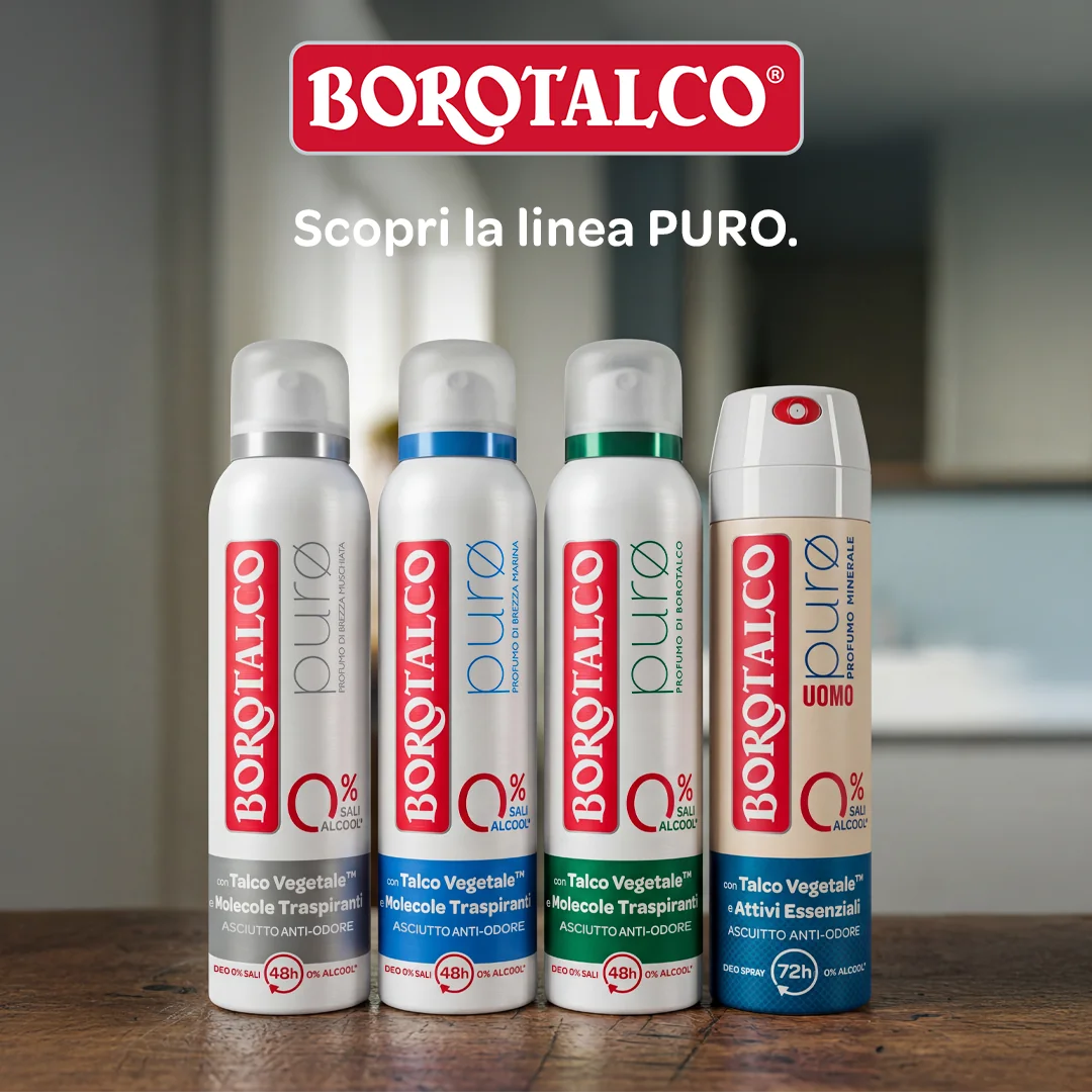 Borotalco Deo Spray Puro 150 ml Deodorante 48h