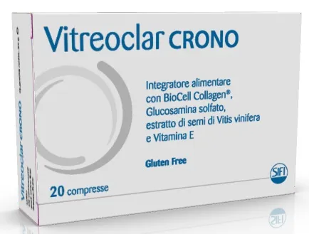 Vitreoclar Crono 20 Compresse - Integratore per I Tessuti Connettivali