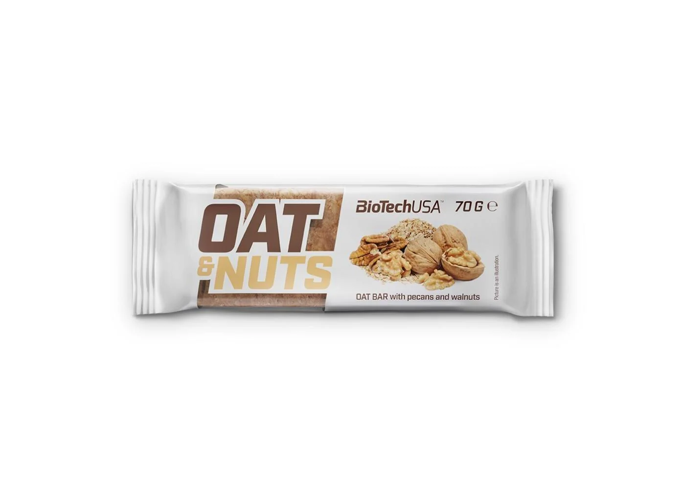 Biotechusa Oat & Nuts Bar Pecan E Noci 70 g Barretta Energetica