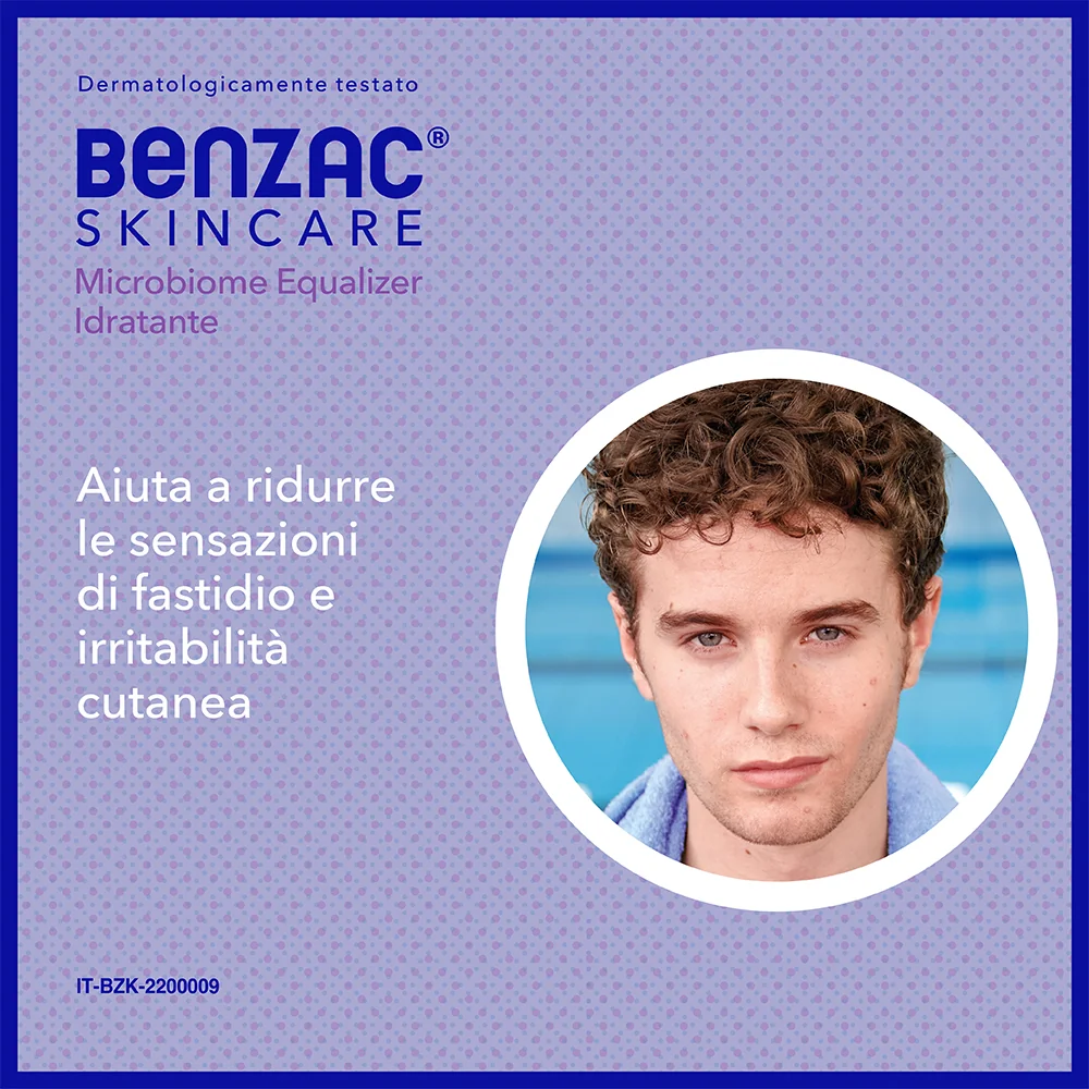 Benzac Skincare Microbiome Equalizer 50 ml Lozione Idratante Viso Pelle Acneica