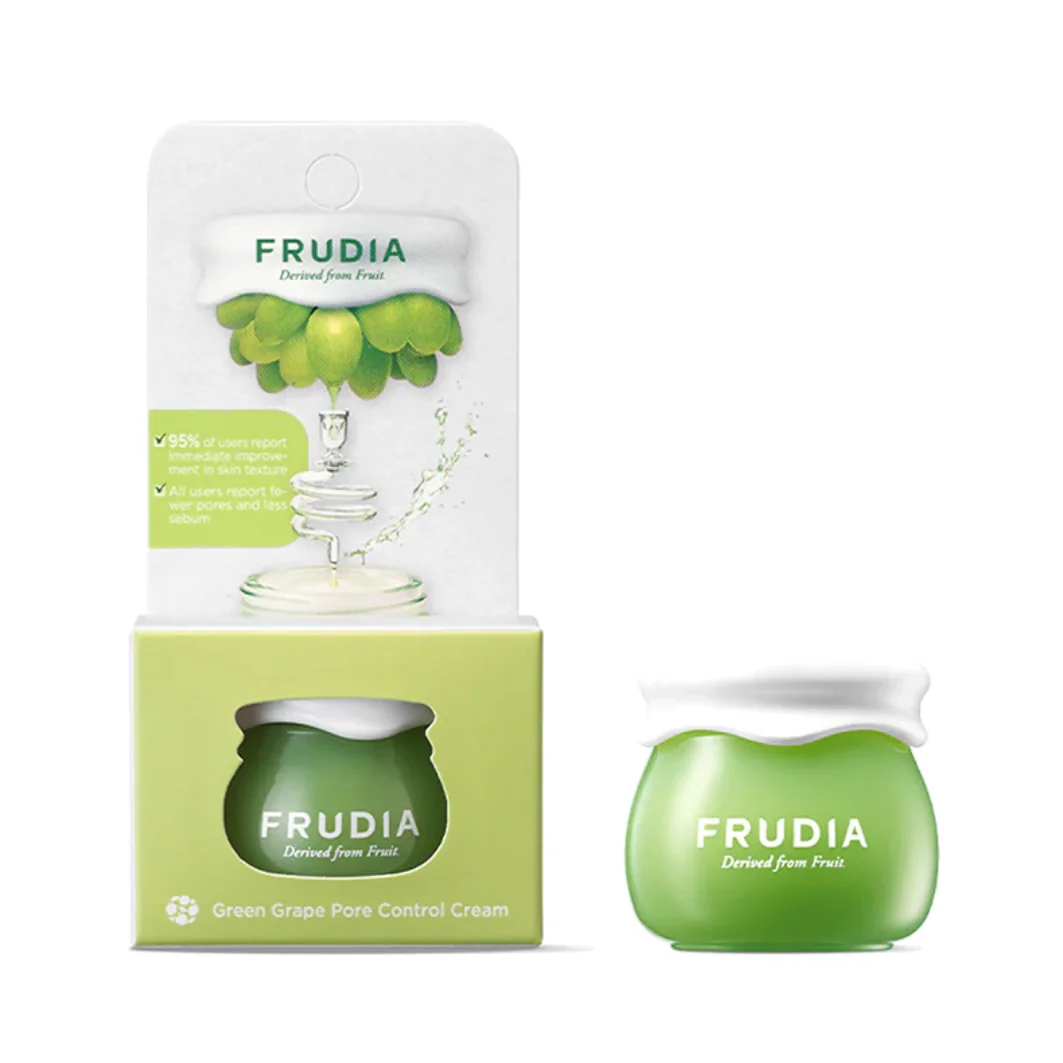 Frudia Green Grape Pore Control Cream Mini 10 g Crema viso sebo-equilibrante