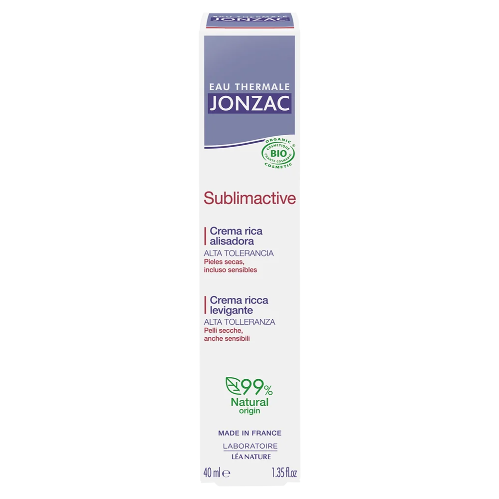 Jonzac Crema Ricca Levigante Anti Age Sublimactive 40 Ml Pelli Secche Sensibili