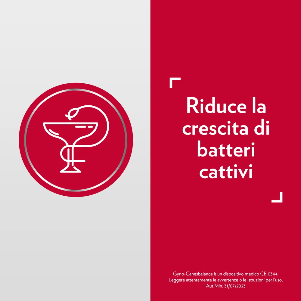 Gyno-Canesbalance Gel 7 Applicatori Monouso Vaginosi Batterica