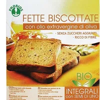 Probios Fette Biscottate Integrali Con Semi Di Lino Biologico 270 g