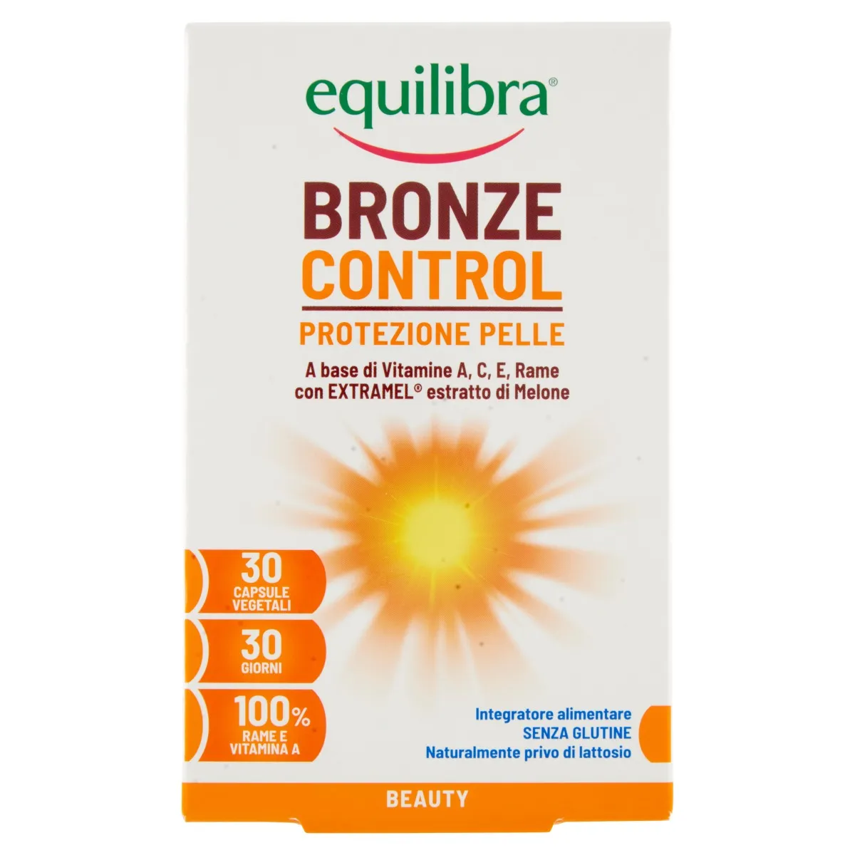 Equilibra Bronze Control 30 Compresse Per una pelle protetta