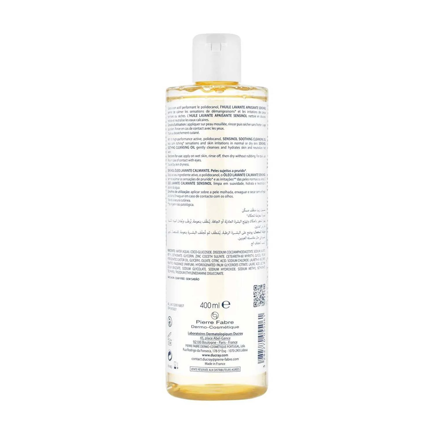 Sensinol Olio Det 400 Ml Ducray
