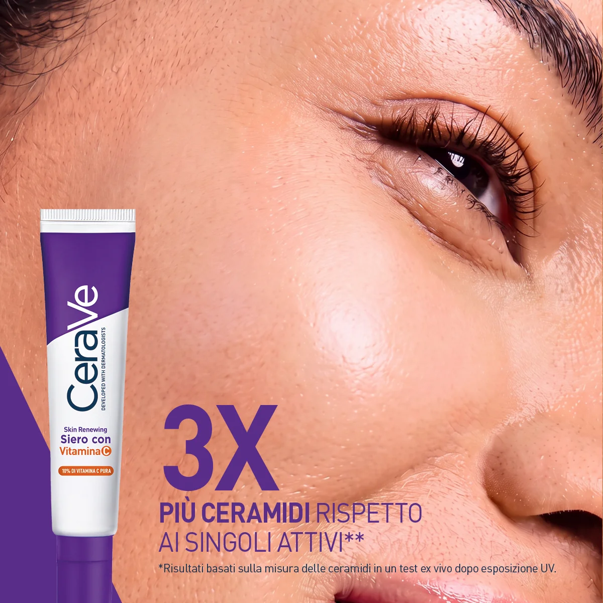 CeraVe Skin Renewing - Siero Viso con Vitamina C Illuminante e Antiossidante, 30 ml Antiage