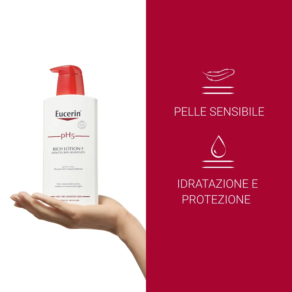 Eucerin Ph5 Emulsione Corpo Nutriente 400 ml Azione Idratante