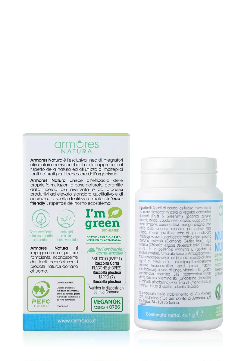 Armores Natura Multivit 60 Compresse Multivitaminico