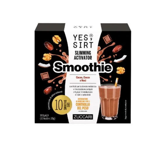 Yes Sirt Smoothie Cacao Cocco Noci 10x30 g - Controllo del peso