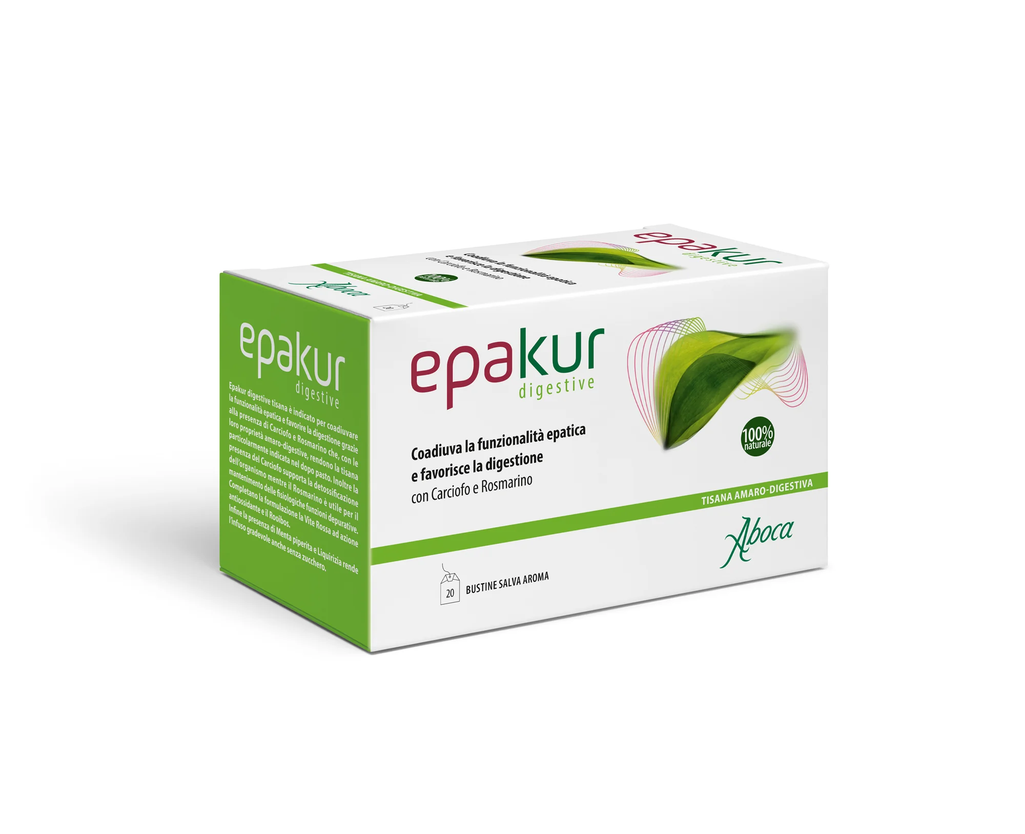 Aboca Epakur Digestive Tisana 20 Filtri Digestione