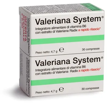 Valeriana System 30+30 Compresse Liberi da stress e tensioni