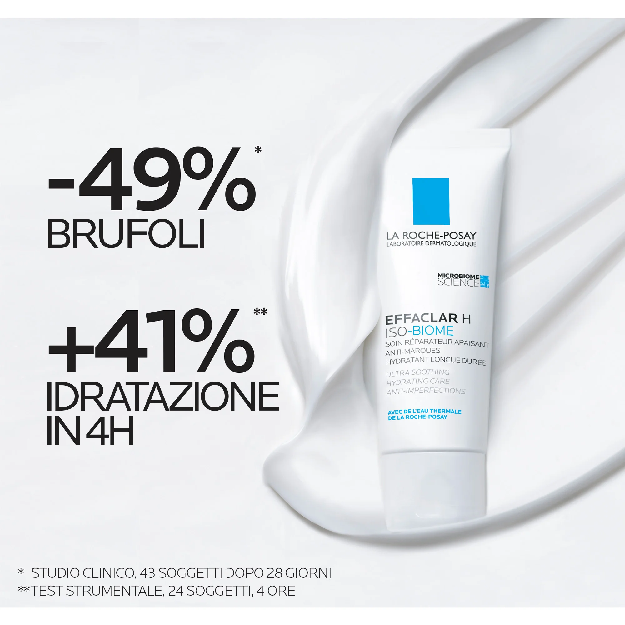 La Roche Posay Effaclar H Iso Biome Crema 40 ml Aiuta a ridurre le imperfezioni