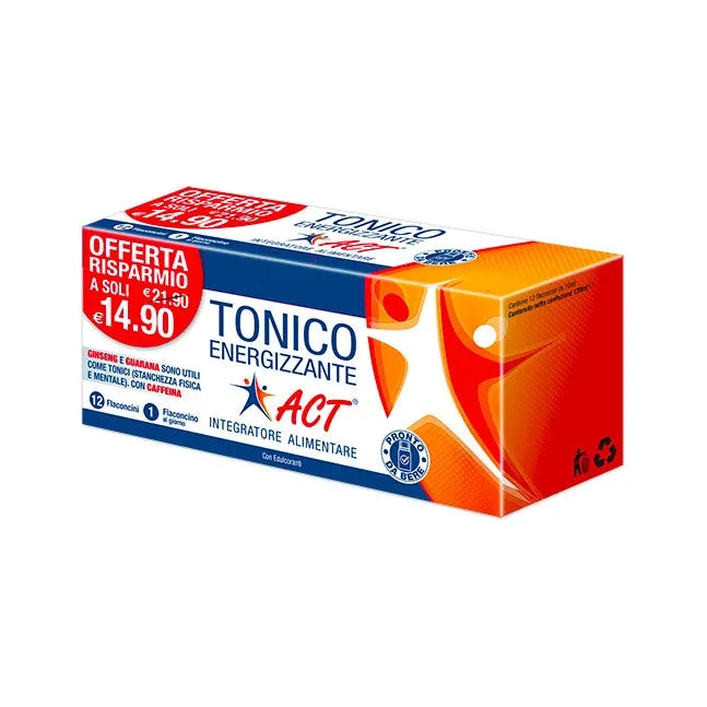 Tonico Energizzante Act 12 Flaconcini 