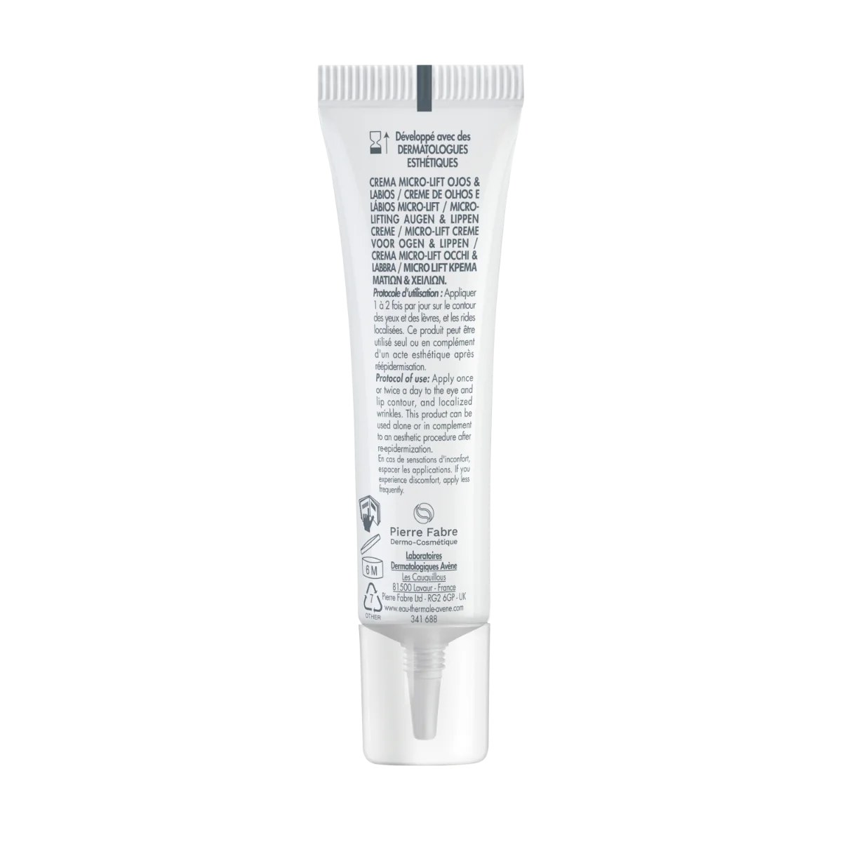 Avene Hyaluron Activ Procedure Contorno Occhi e Labbra 15 ml Antiage