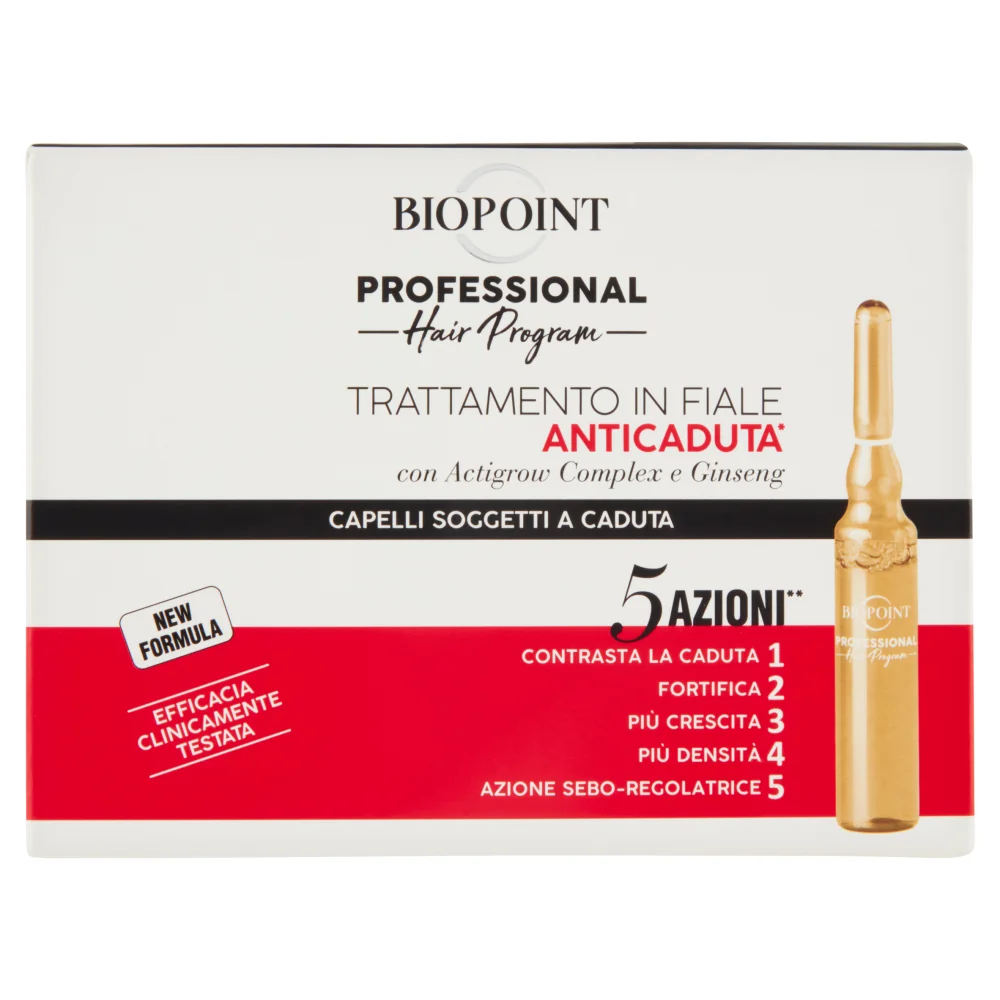 Deborah Group Biopoint Trattamento In Fiale Anticaduta Rinforzante Classico Rosso 7 Ml X 10 Fiale Trattamento in Fiale Anticaduta per Cuoio Capelluto