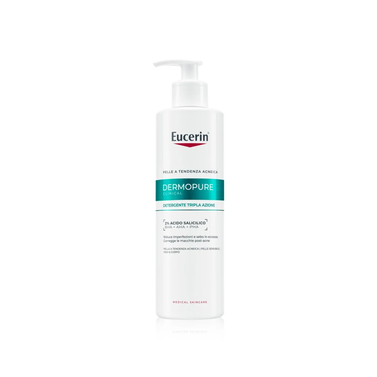 Dermopure Clinical Detergente Tripla Azione 400Ml Pelle Grassa A Tendenza Acneica