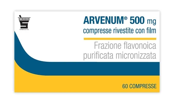 Arvenum 60 Compresse Rivestite 500 mg - Flavonoidi Vasoprotettore 