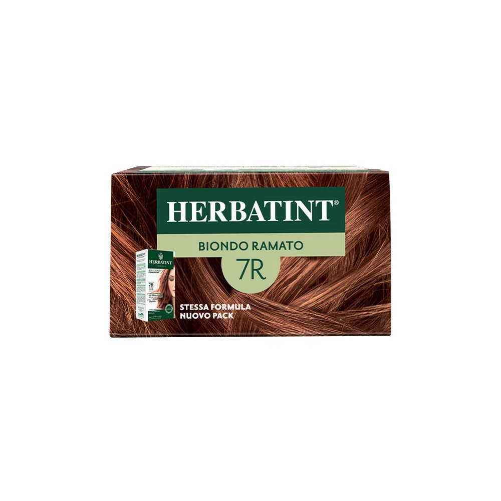 Herbatint Gel Colorante Permanente 7R Biondo Ramato 170 Ml Colore Intenso e Duraturo