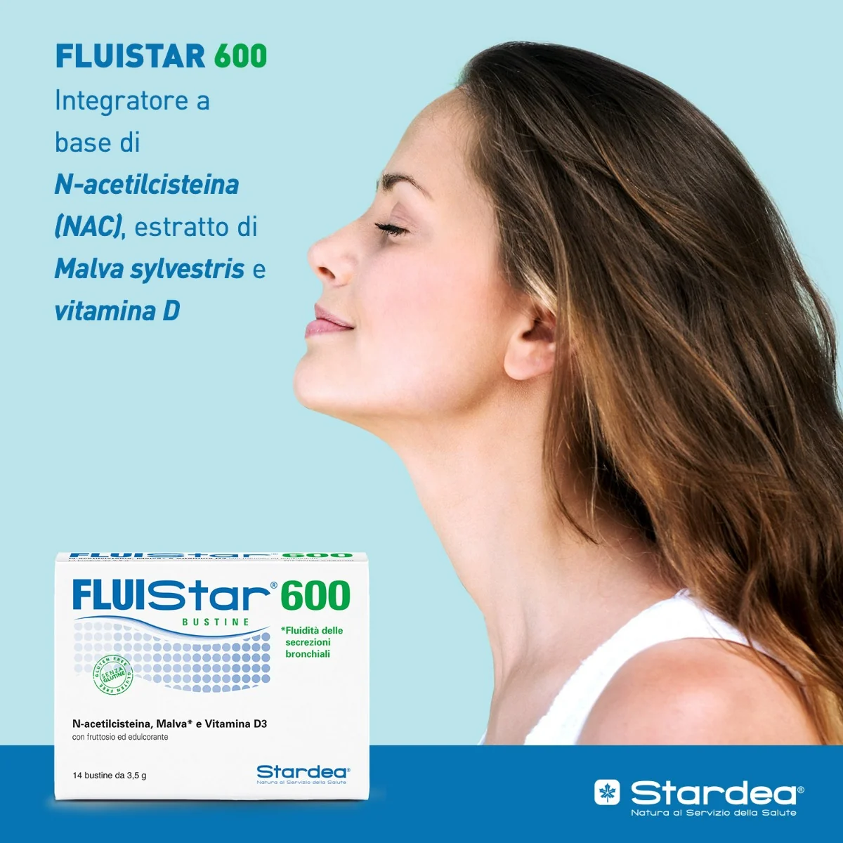 Fluistar 600 14 Bustine Integratore Fluidificante