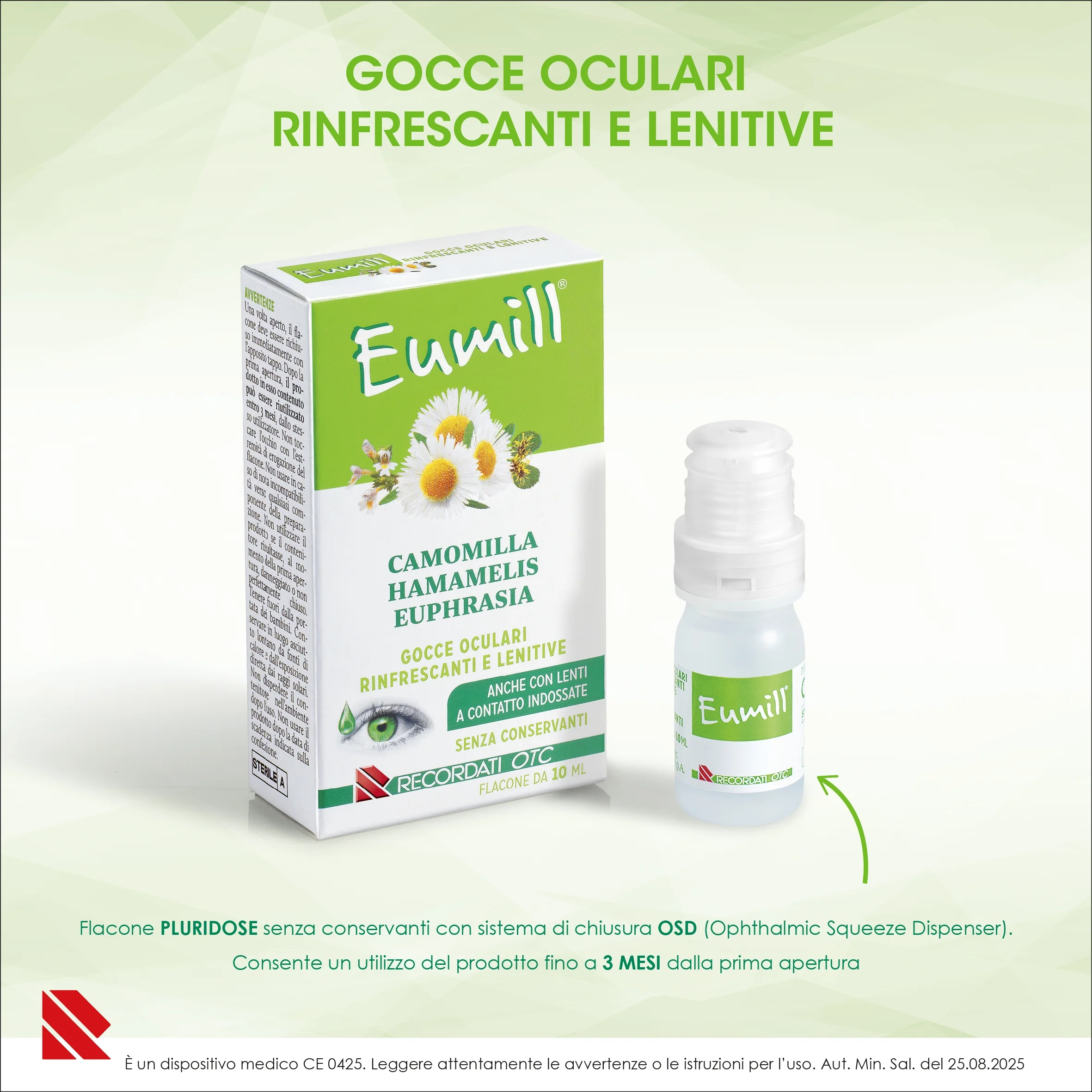 Eumill Gocce Oculari Fl 10 ml Lenitivo e Calmante per Occhi