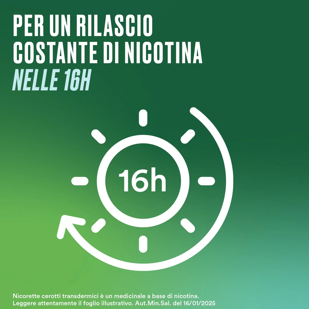Nicorette 7 Cerotti Transdermici 10 Mg Smettere Di Fumare Per Smettere di Fumare