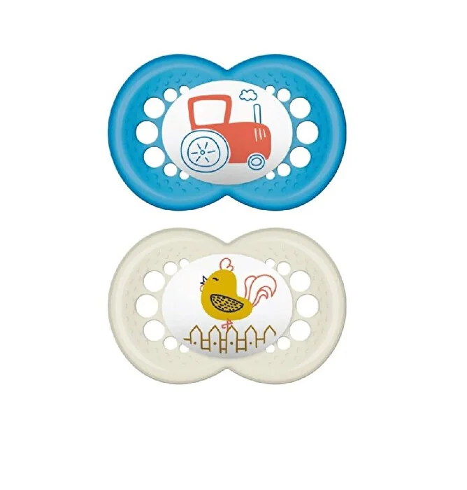 Mam Original 16+ Doppio Silicone Maschio Dentizione