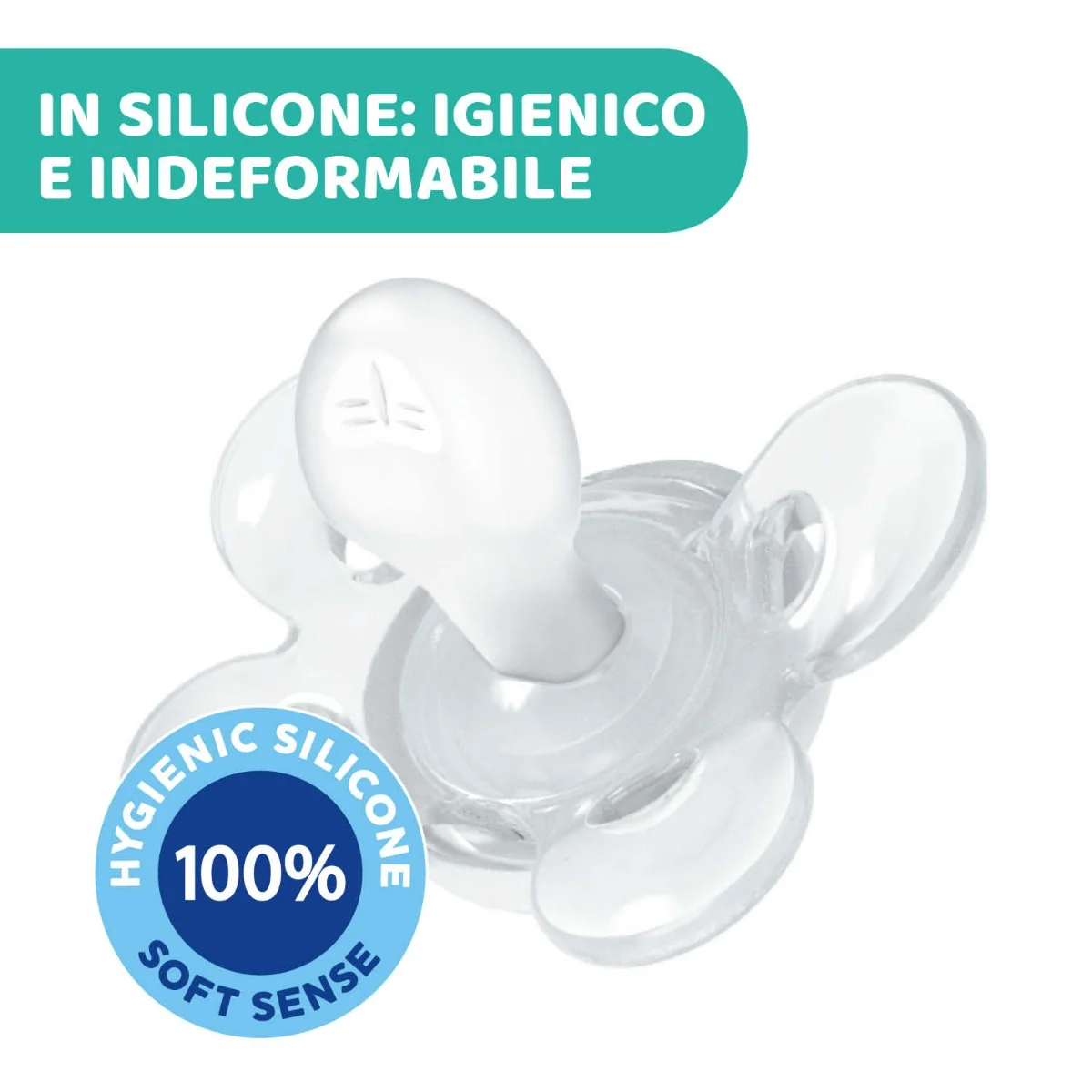 Chicco Succhietto Comfort Girl Silicone 2 Pezzi 0-6 mesi