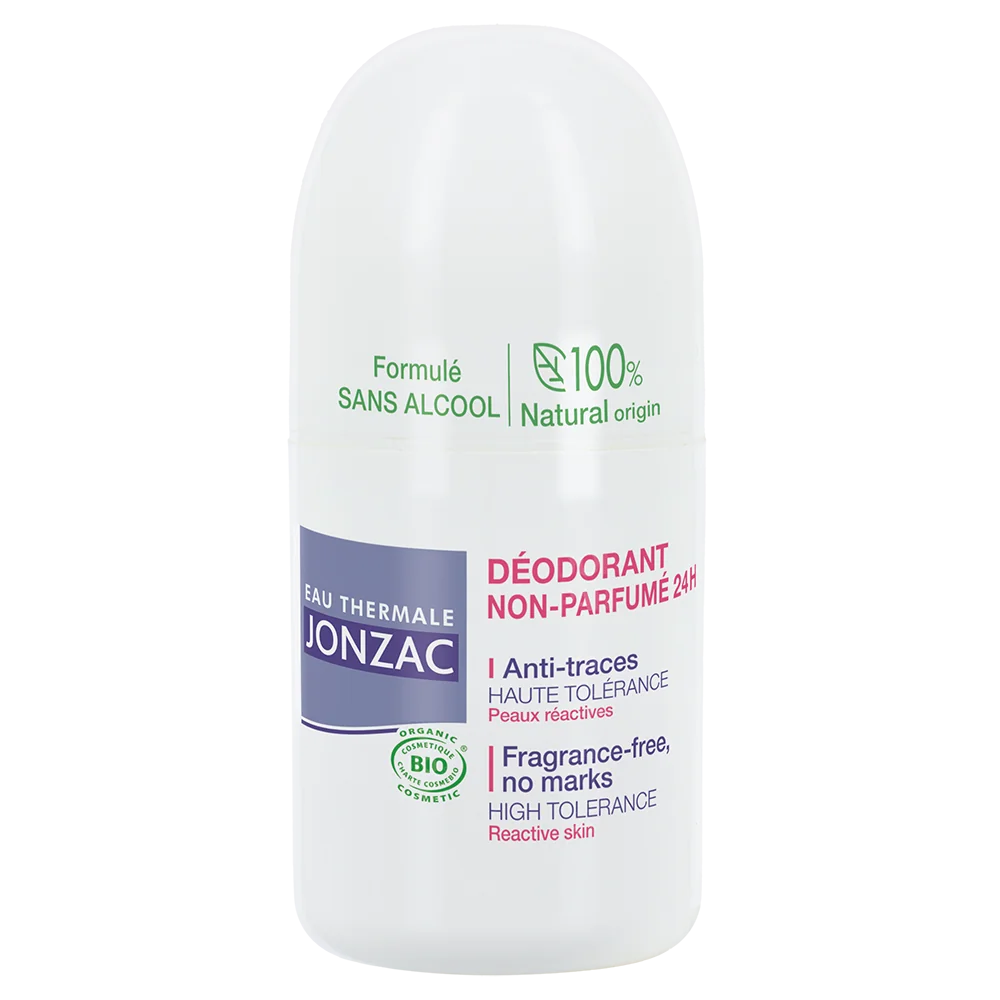 Eau Thermale Jonzac Deodorante Senza Profumo 24H Alta Tolleranza 50 Ml Adatto dopo Ceretta e Rasatura