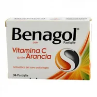Benagol Pastiglie Vitamina C Gusto Arancia 36 Pastiglie