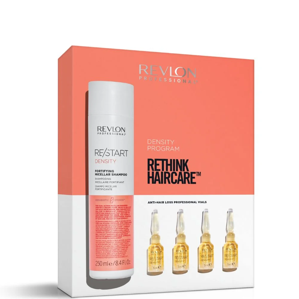 Revlon Professional Restart Density Anti-Hair Loss Density Program Shampoo + fiale anticaduta
